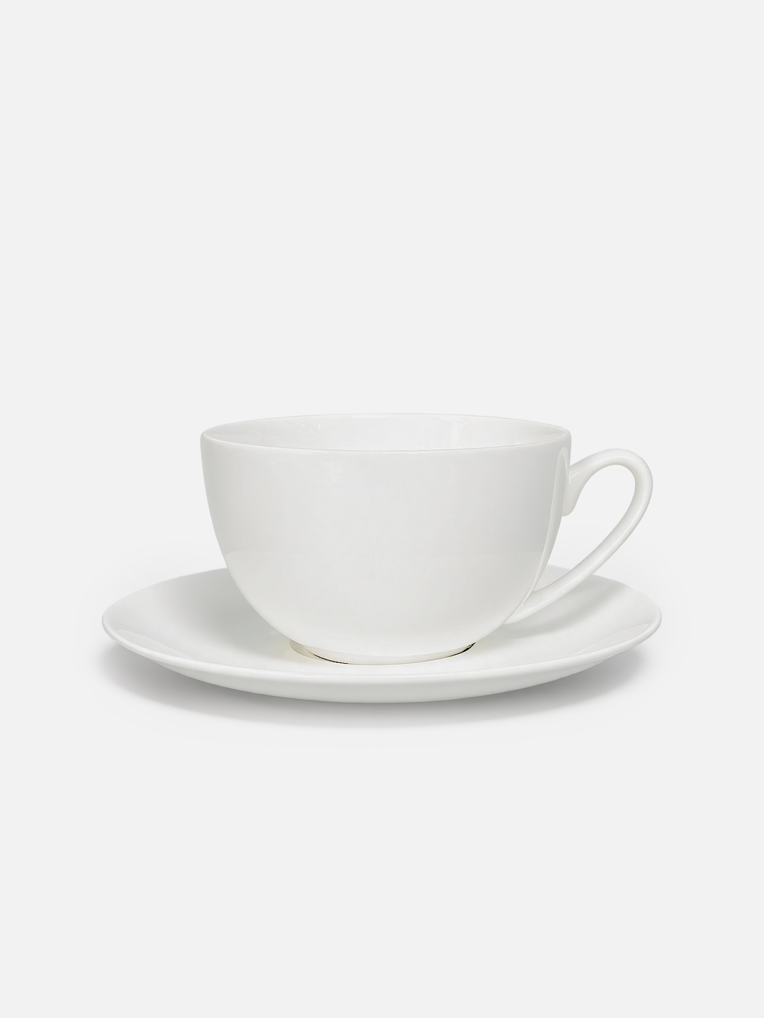 Чайная пара Savosa Blanc collection 320 мл, фарфор, белый