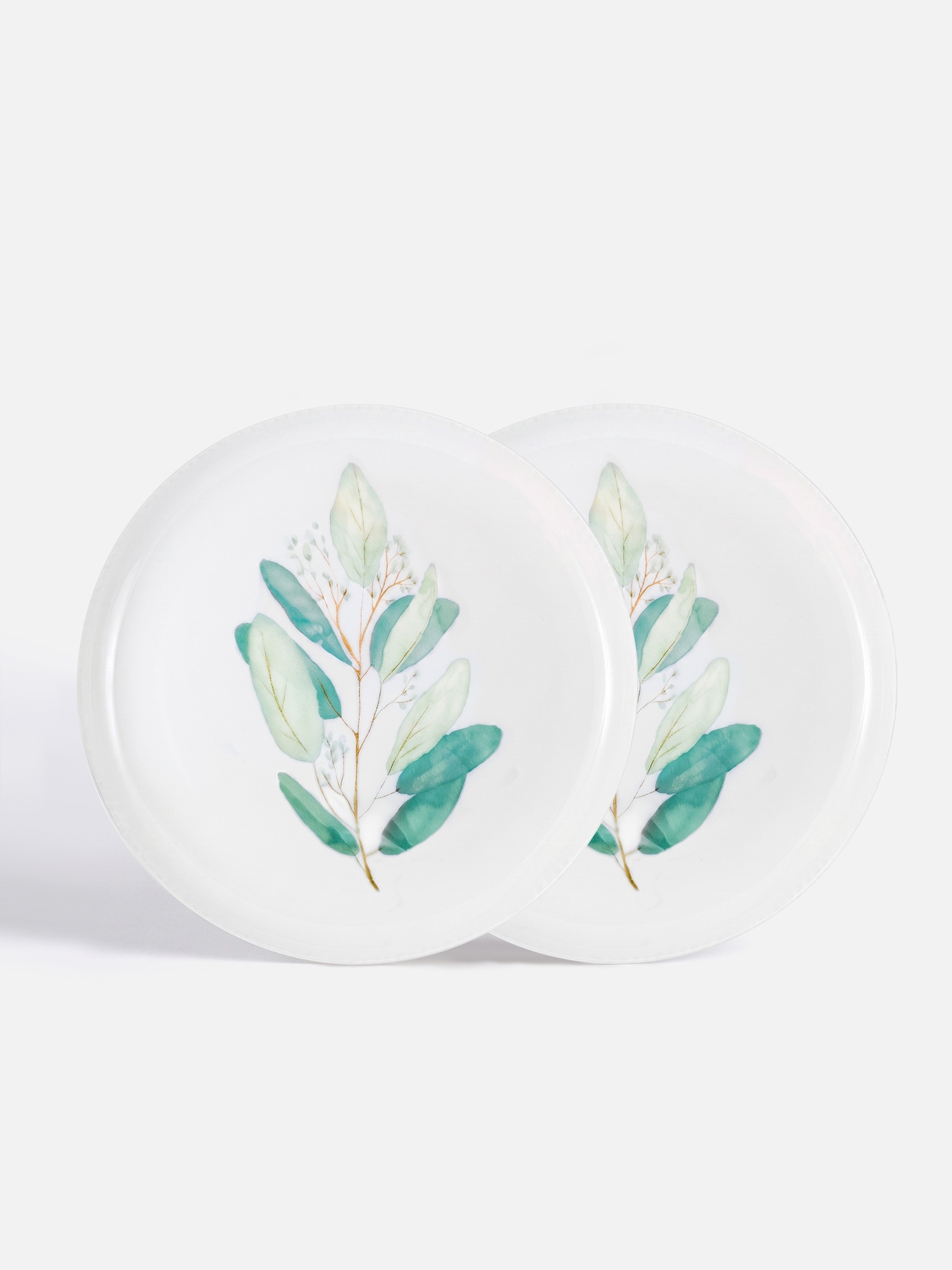Набор из 2 закусочных тарелок Savosa Eucalyptus collection 19 см, кос…