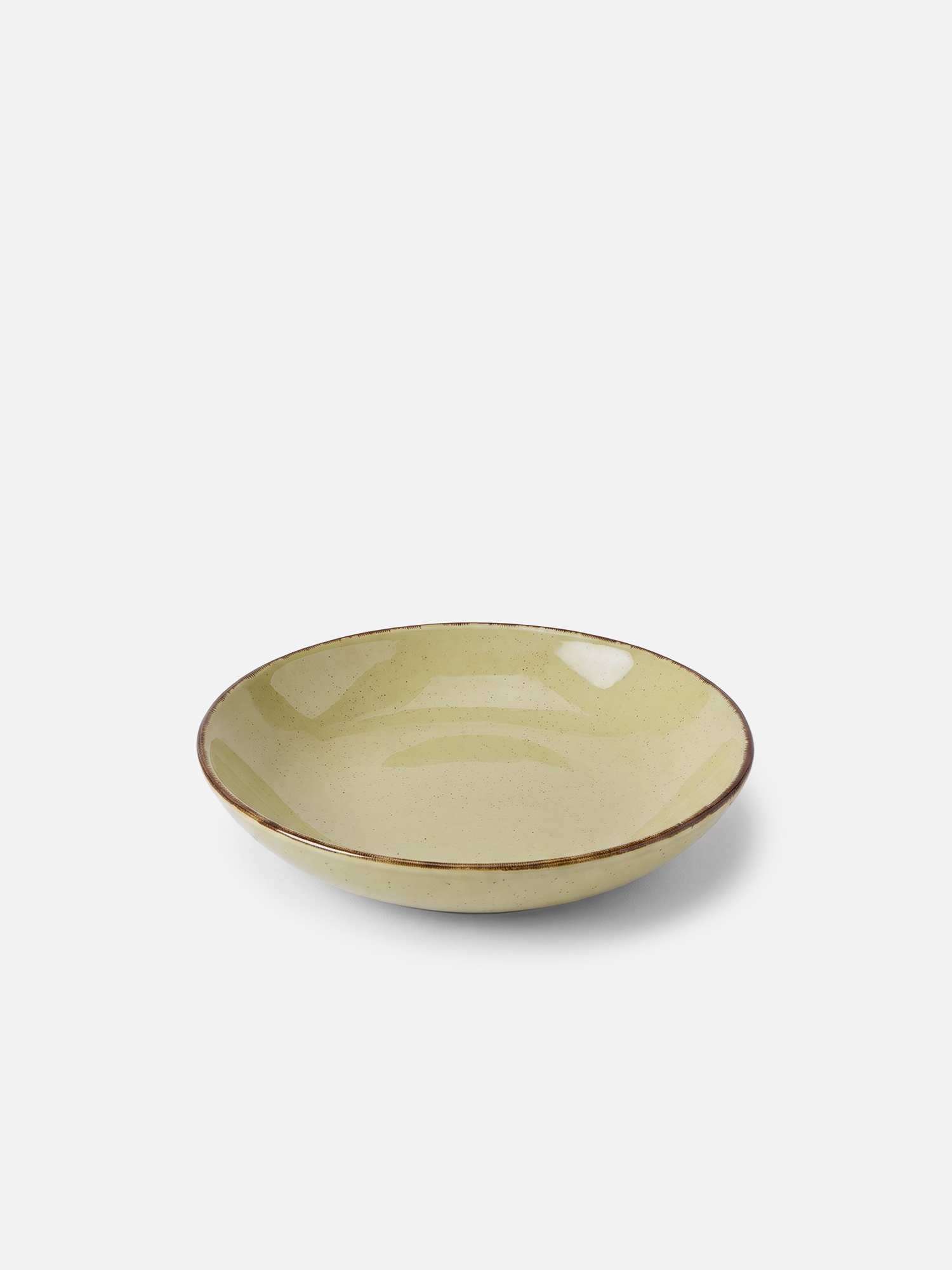 Соусник, 10х2,5 см, керамика, оливковый, Simple, Savosa