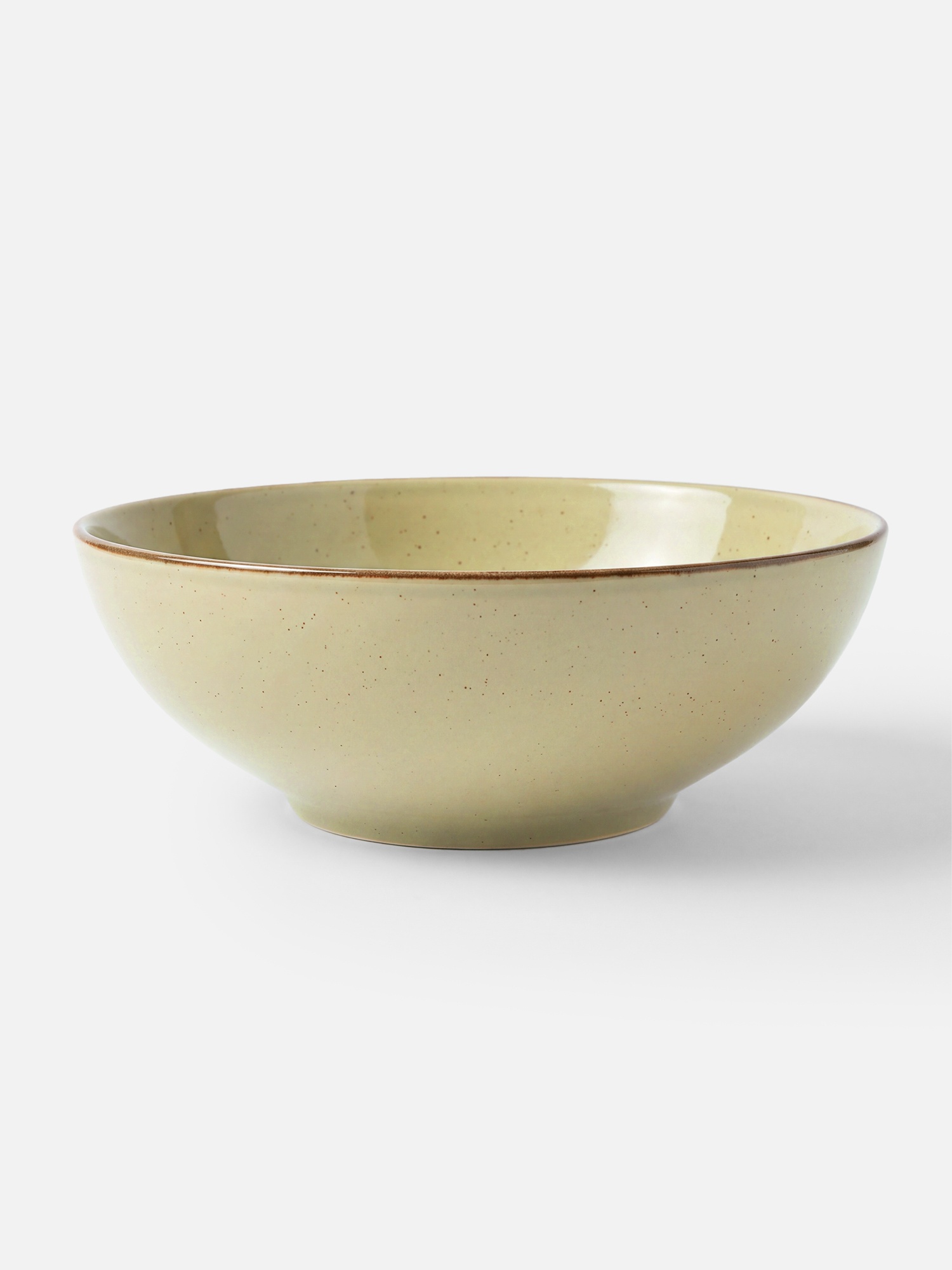 Салатник, 23х8 см, керамика, оливковый, Simple, Savosa