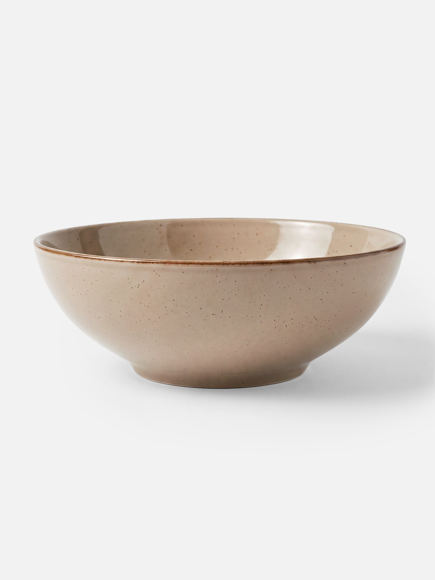 Салатник, 23х8 см, керамика, мокко, Simple, Savosa