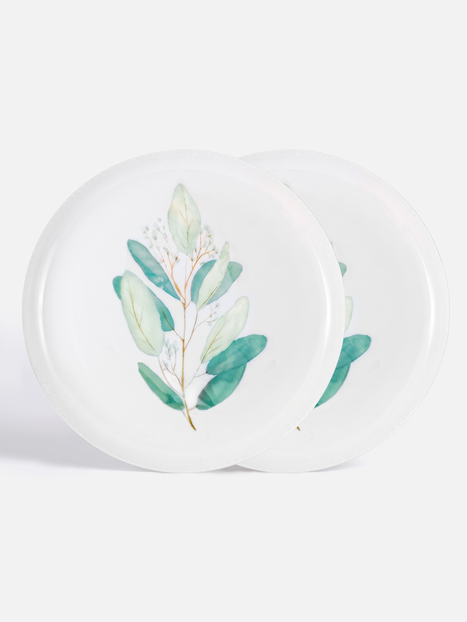 Набор из 2 обеденных тарелок Savosa Eucalyptus collection 23 см, кост…, изображение 1