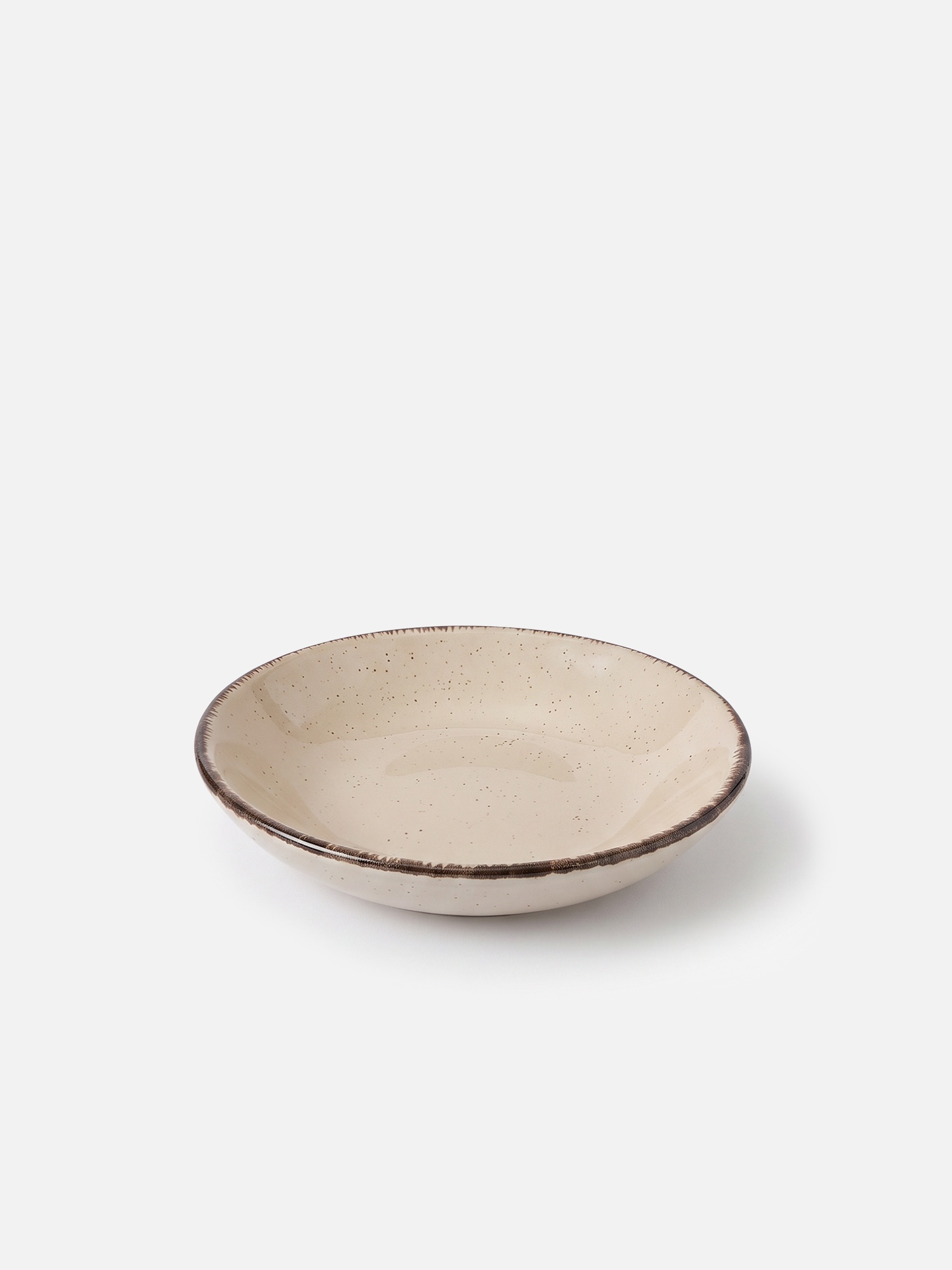 Соусник, 10х2,5 см, керамика, бежевый, Simple, Savosa
