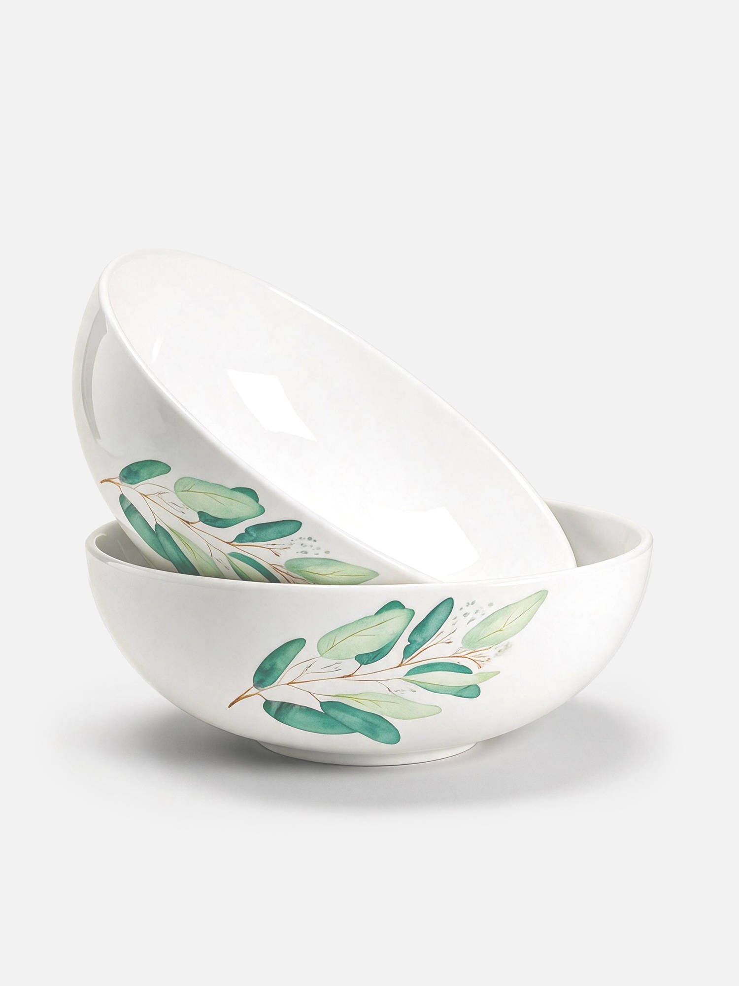 Набор из 2 суповых тарелок Savosa Eucalyptus collection 19 см, костян…