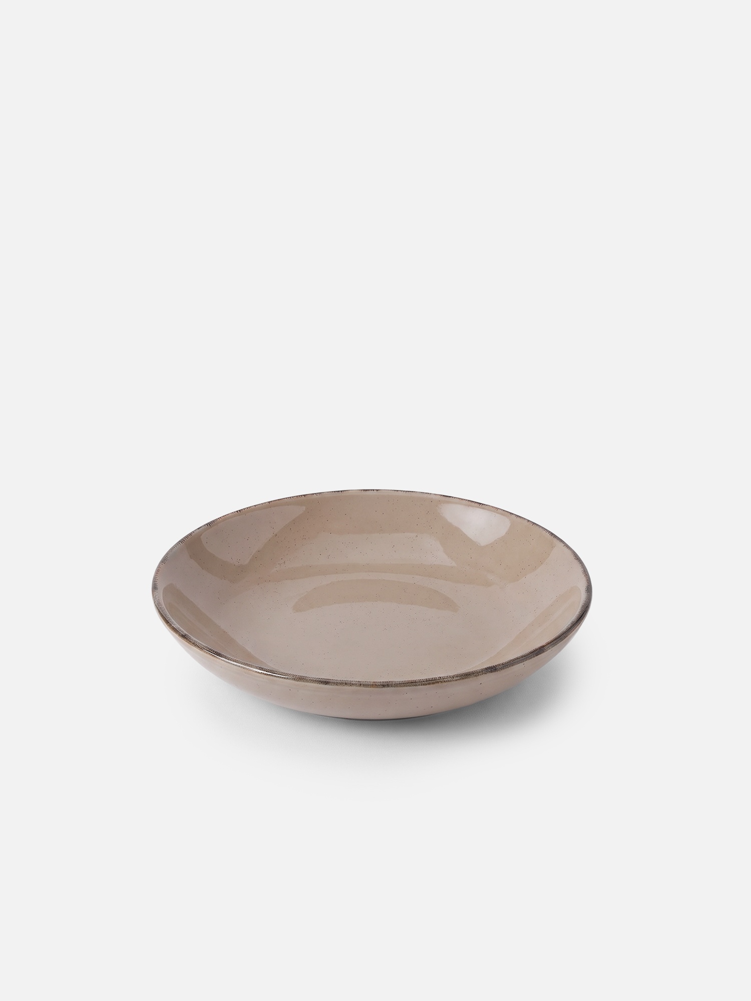 Соусник, 10х2,5 см, керамика, мокко, Simple, Savosa