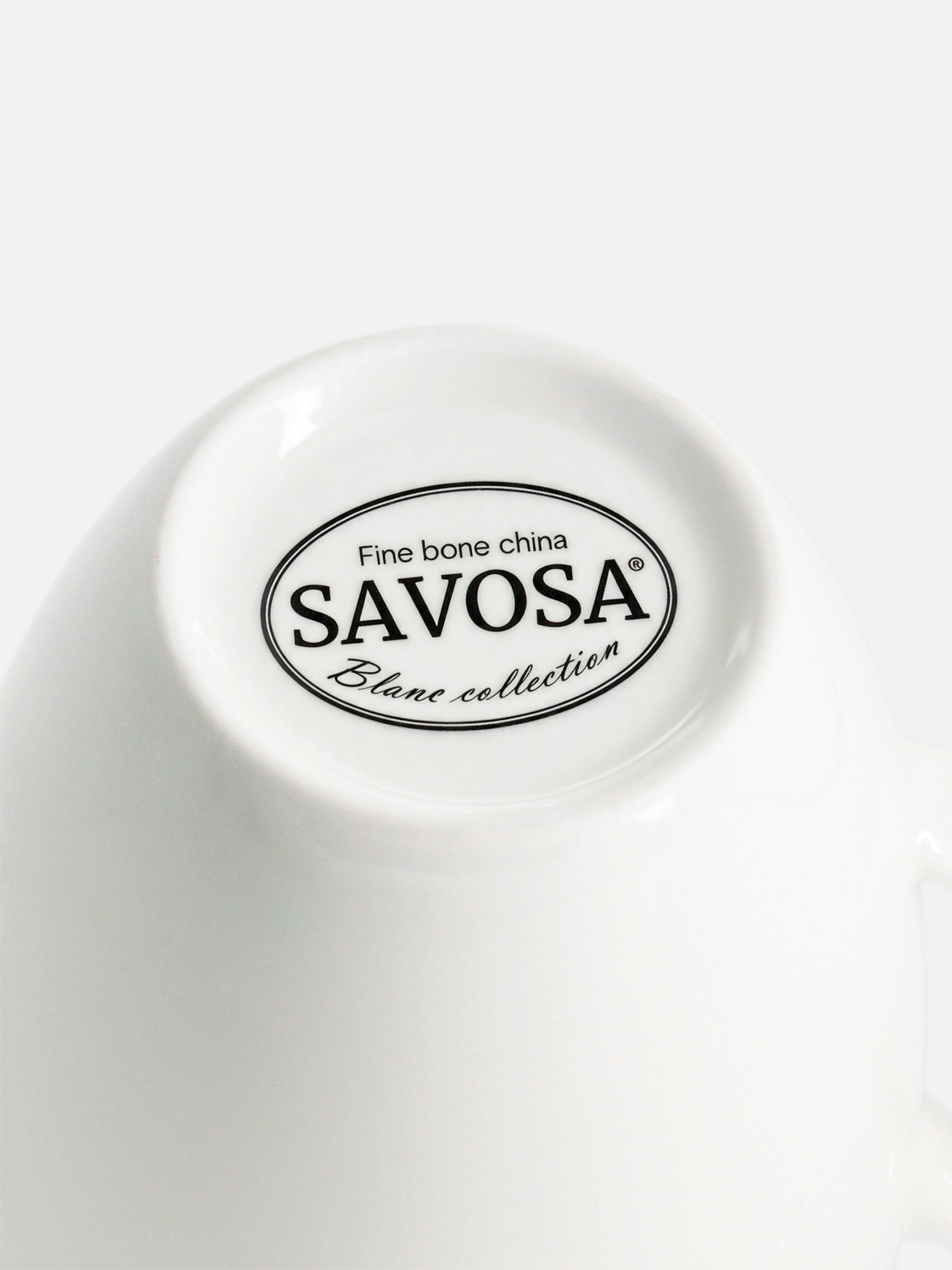 Кружка Savosa Blanc collection 400 мл, костяной фарфор, белый, изображение 5